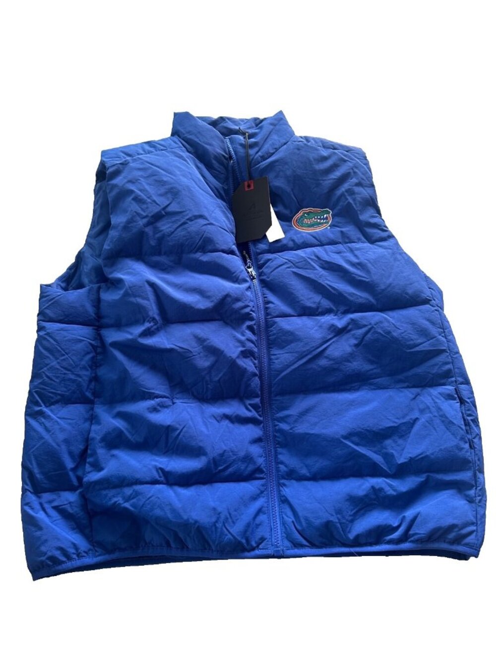 Antigua Womens 2X Royal Florida Gators Experience Full-Zip Vest NEW